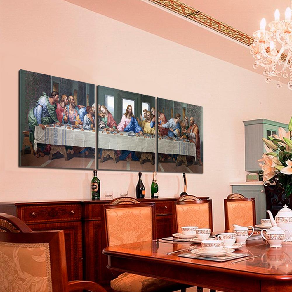 Furinno 20 In X 60 Last Supper Printed Canvas Wall Art Last Supper Printed Canvas Wall Art