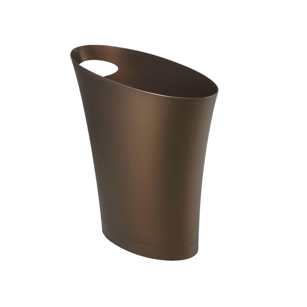 Bronze Waste Baskets Bathroom Decor The Home Depot Bronze Waste Baskets Bathroom Decor