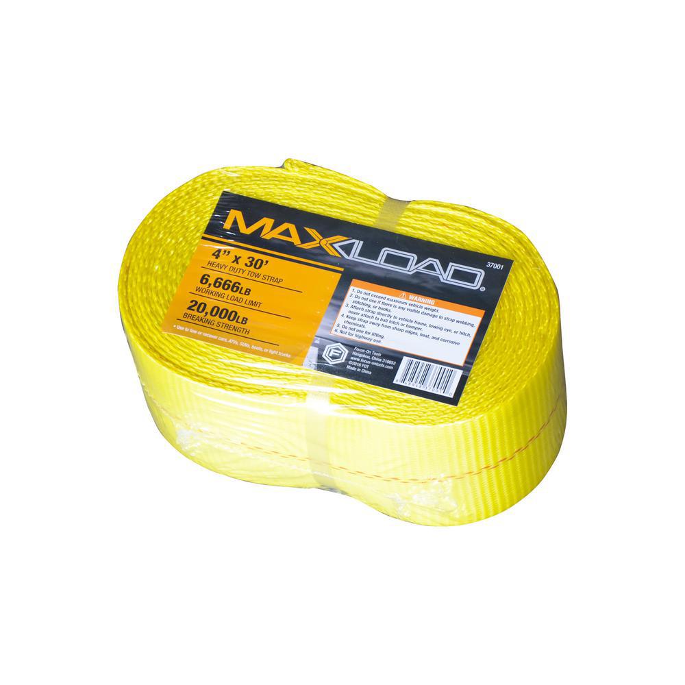 Recovery Strap 30 ft x 6 in x 60,000 lbs Heavy Weather And UV Resistant