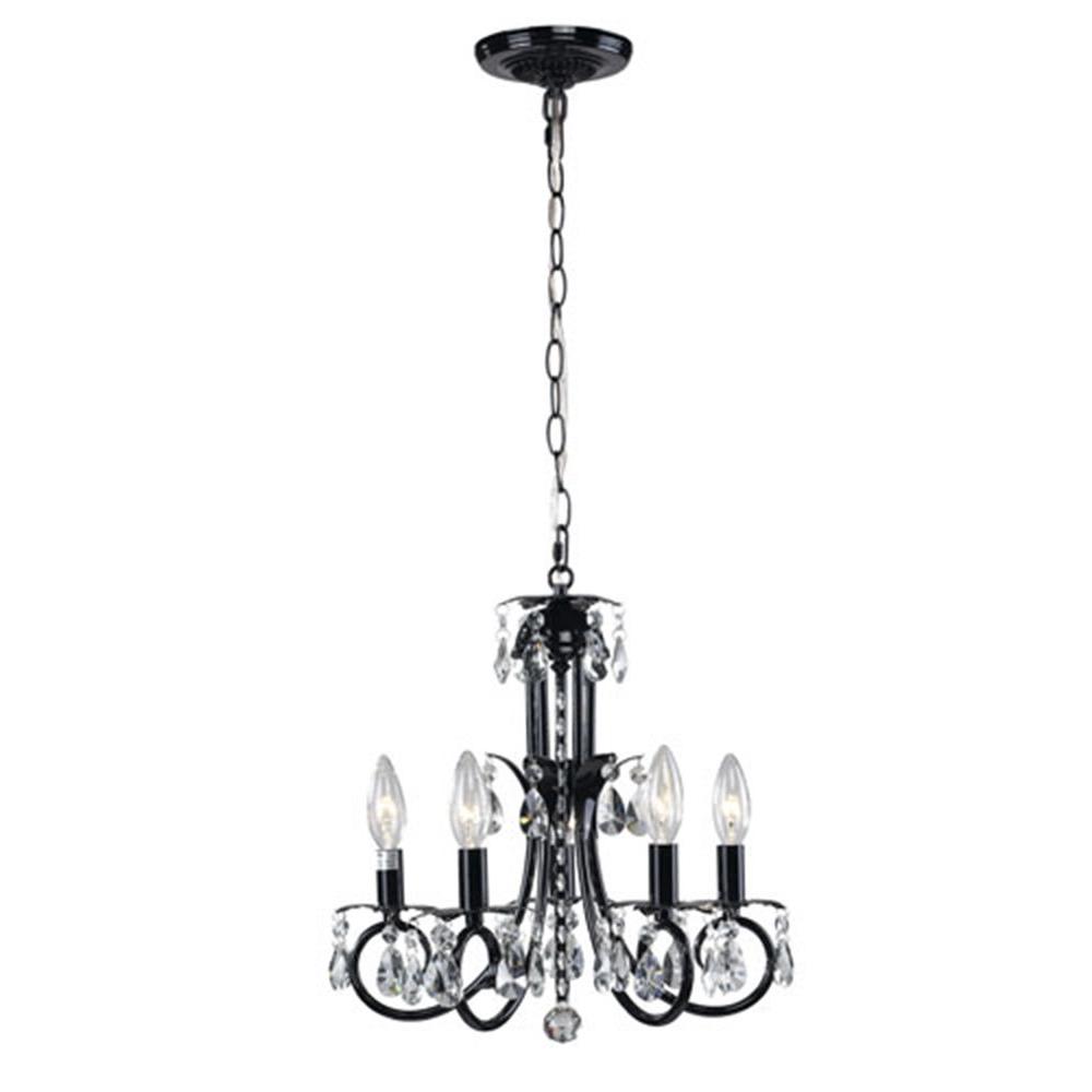 Bel Air Lighting 9015 Bk 5 Light Chandelier Designs Bel Air Lighting Stewart 5 Light Black Incandescent Ceiling