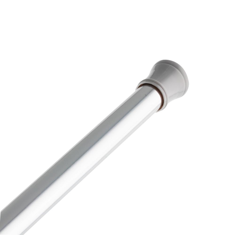 Chrome Straight 72 Shower Curtain Rods Accessories Minial 72 In Carbon Steel Tension Shower Rod Chrome