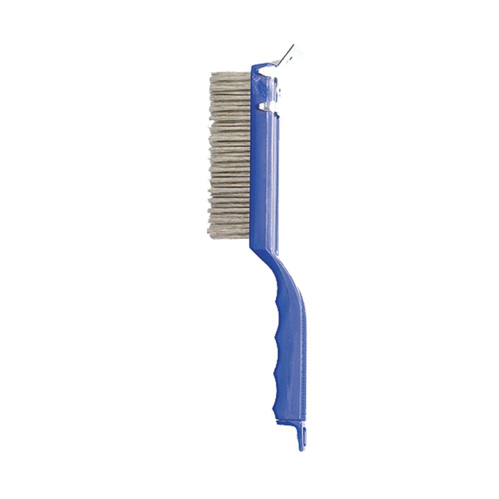 Carlisle 11.38 inch Stainless Steel Scratch Brush (Case of 12) by Carlisle