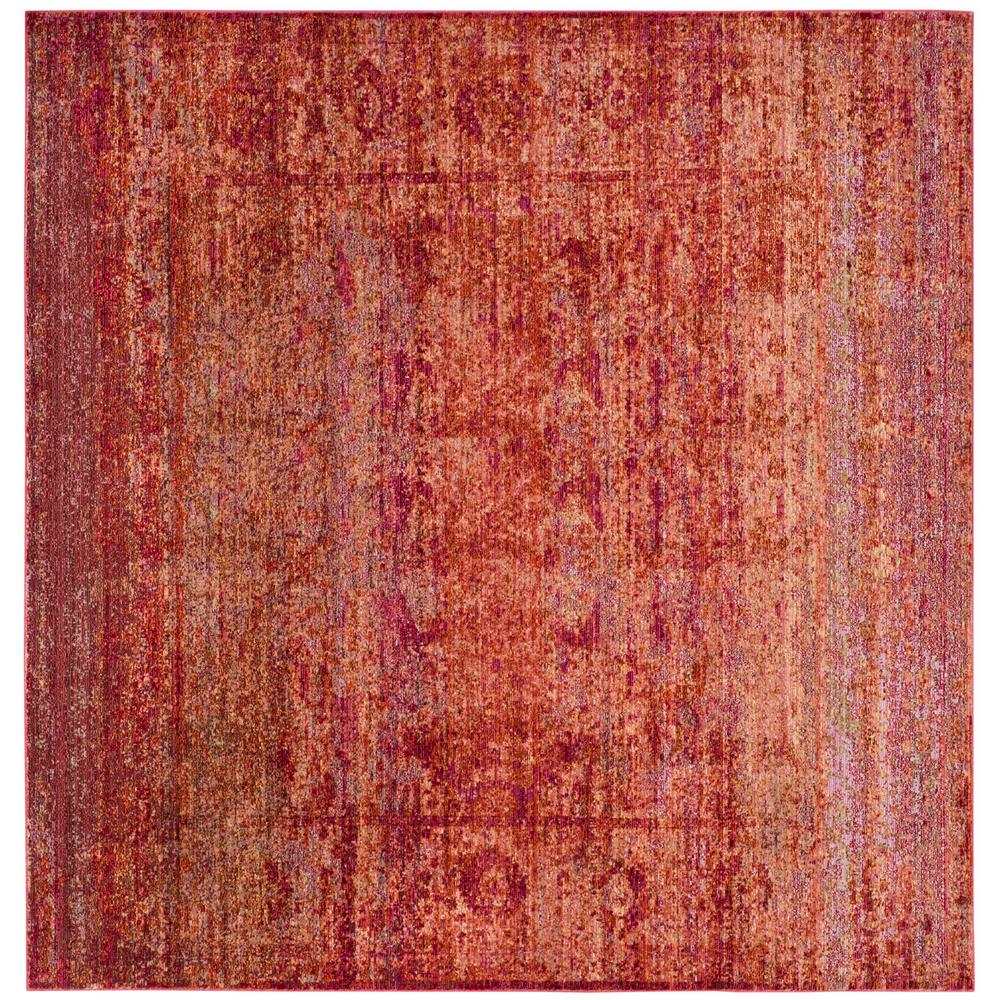 7 X Square Area Rugs The Home Depot Mystique Rust Multi 7 Ft X Square Area Rug