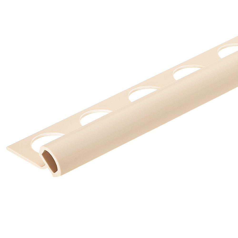 Beige Vinyl Tile Edging Trim Tools Supplies The Sandstone 3 8 In X 98 1 2 Pvc R