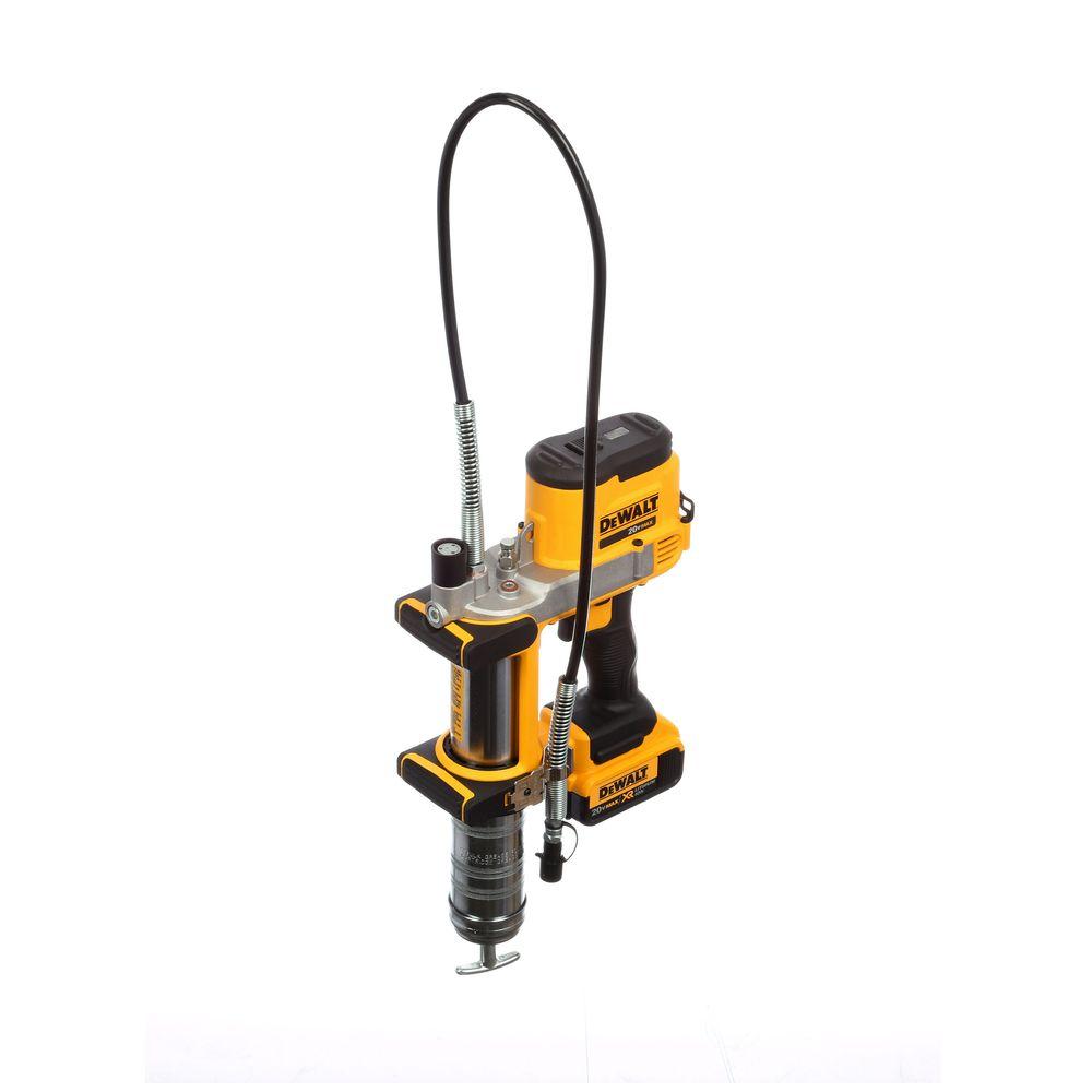 Dewalt 20-Volt MAX Lithium-Ion Cordless Grease Gun Kit with Battery 4Ah, Charger... by DEWALT