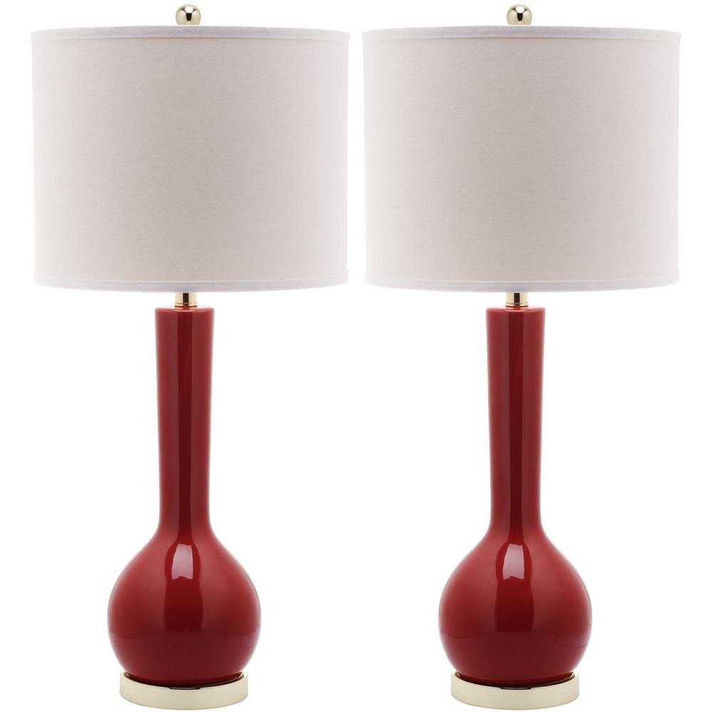 table lamps red