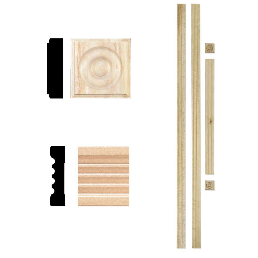 12 5//8W x 78 3//4H x 1 1//8D Fluted Casing