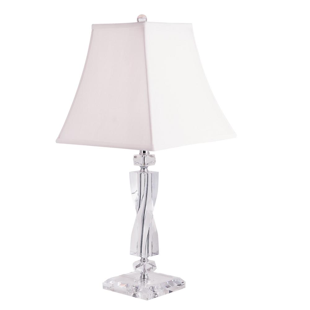 UPC 736916583725 product image for Bel Air Lighting Crystal Spire 25.25 in. Polished Chrome Table Lamp | upcitemdb.com