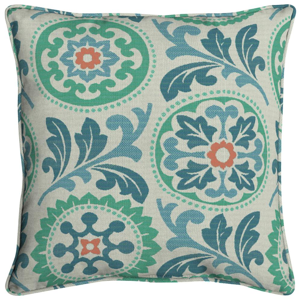 Home Decorators Collection Sunbrella Province Turkish Square