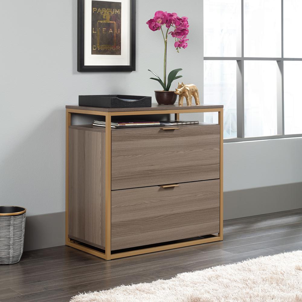 Sauder International Luz Diamond Ash Lateral File 423301 The