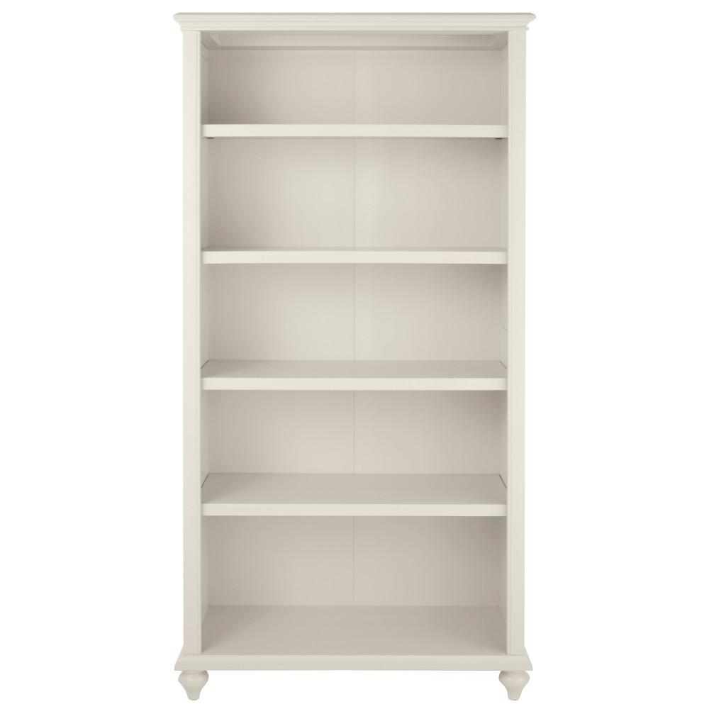 Home Decorators Collection 72 In Polar White Wood 5 Shelf Accent