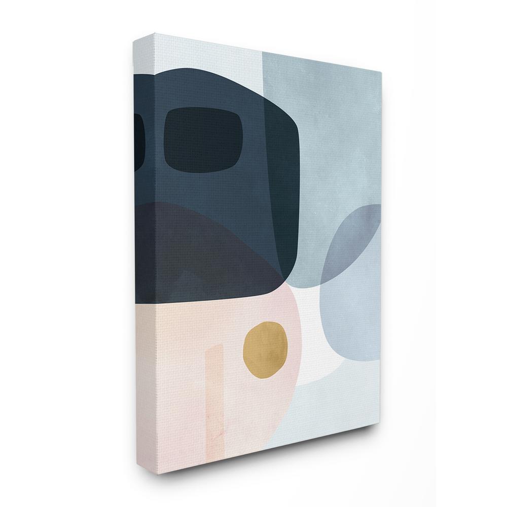 The Stupell Home Decor Collection 30 In X 40 In Mod Shapes Blue