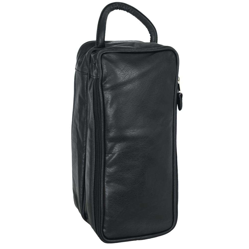 faux leather luggage