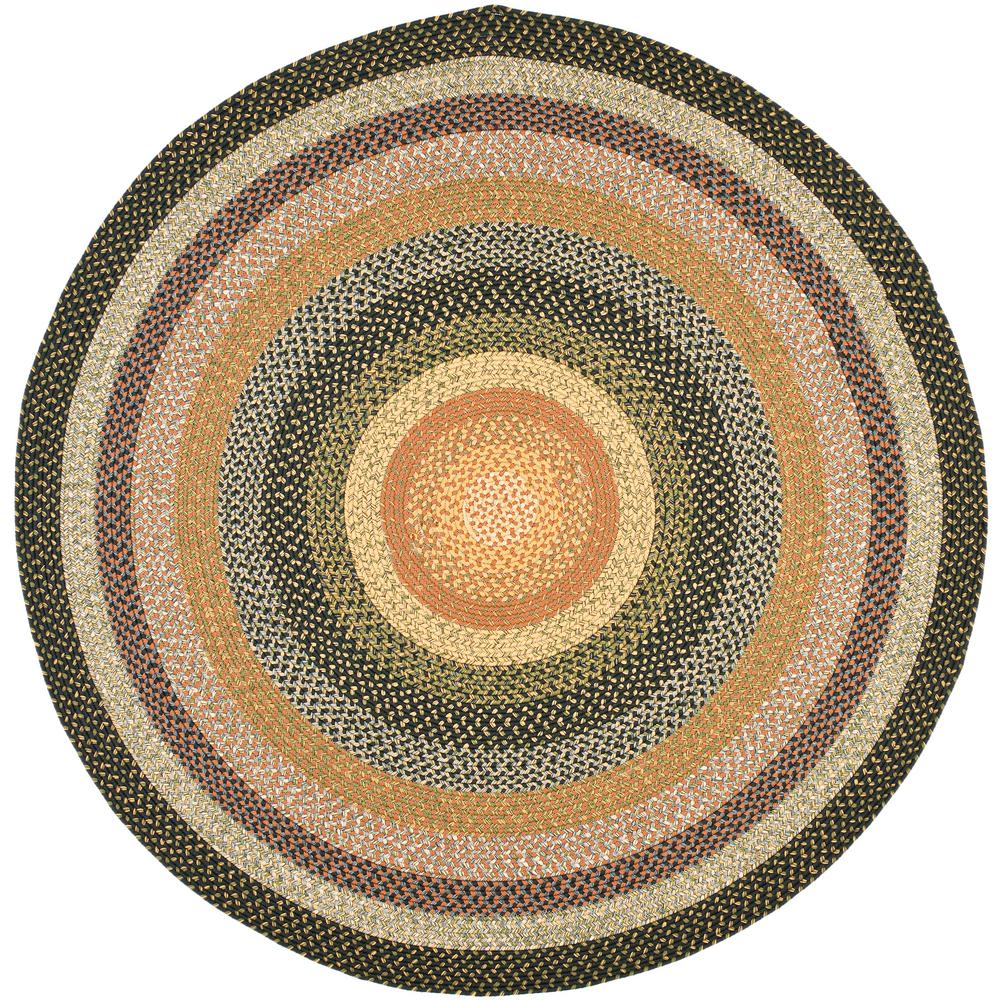 Safavieh Braided Multi 4 Ft X Round Area Rug Brd308a 4r The Safavieh Braided Multi 4 Ft X Round Area Rug