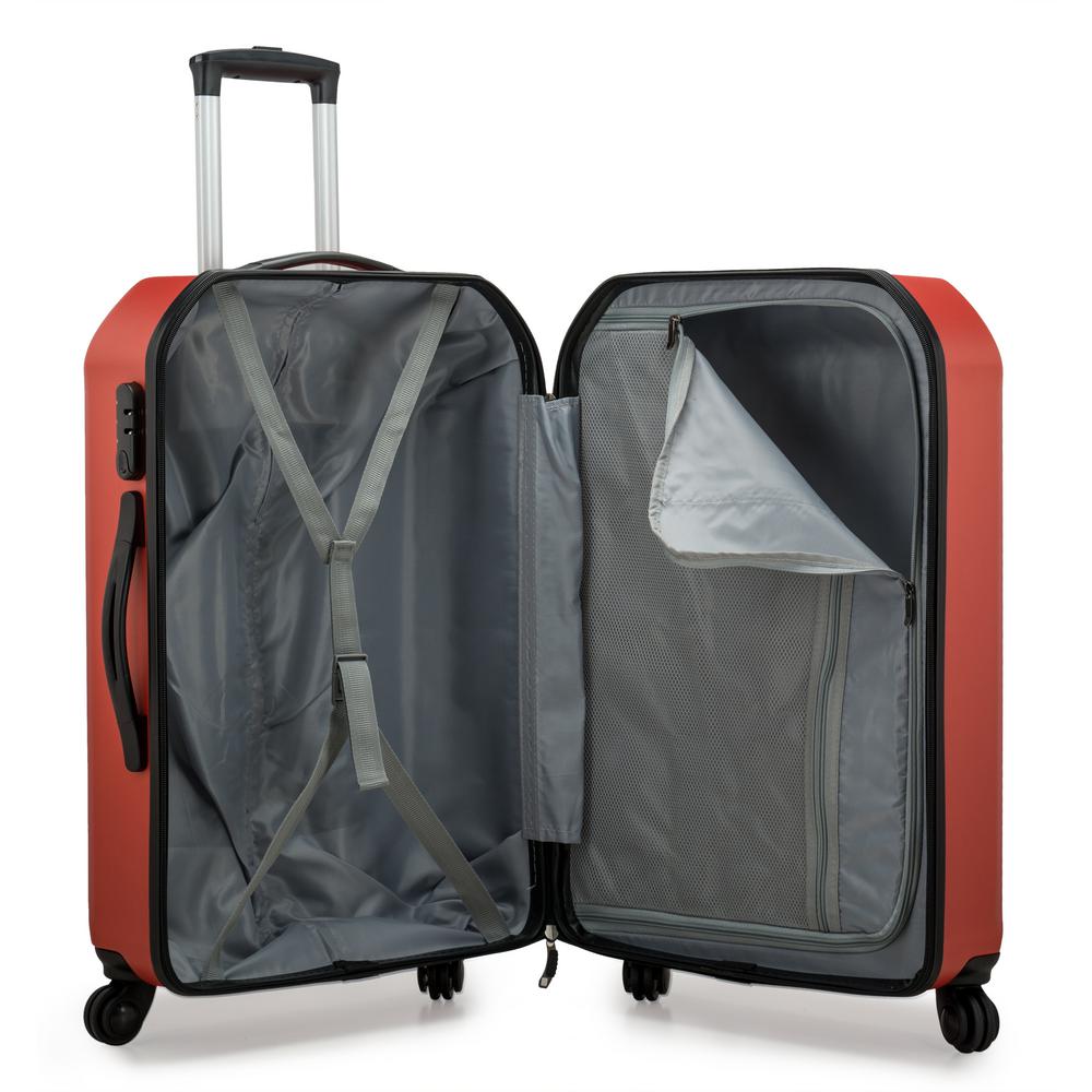 Elite Luggage Elite Luggae Long Beach 3Piece Orange Hardside Spinner