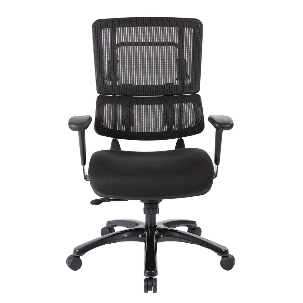 Office Star Products Black Mesh Vertical Back Chair 99663b 30 Black Mesh Vertical Back Office Chair