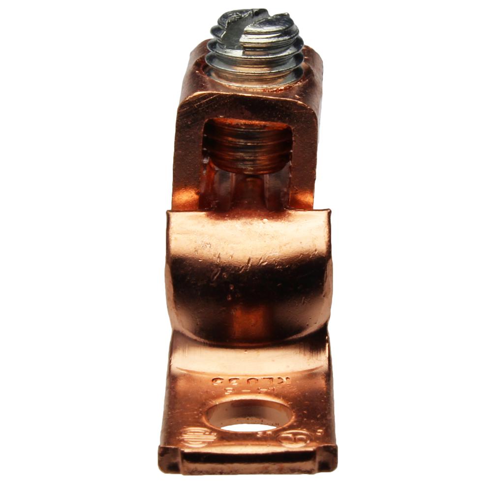 BURNDY 146 AWG Copper Single Hole Lug (5Pack of 2)KLU35BAG2R The