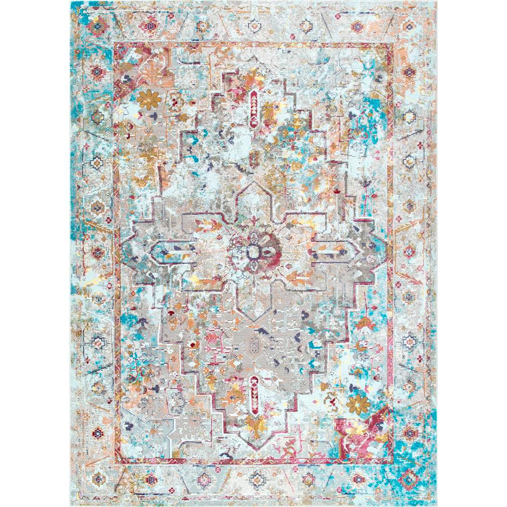 Nuloom Izetta Antique Medallion Multi 8 Ft X 10 Area Rug Nuloom Izetta Antique Medallion Multi 8 Ft X 10 Area Rug
