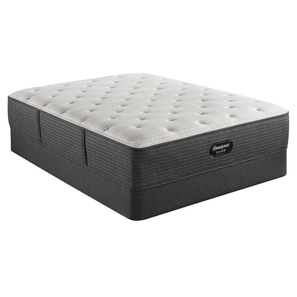 Sealy Hybrid Premium Silver Chill Queen 14 In Plush Mattress Beautyrest Silver Brs900 C Queen Plush Mattress With 9 In Box Spring