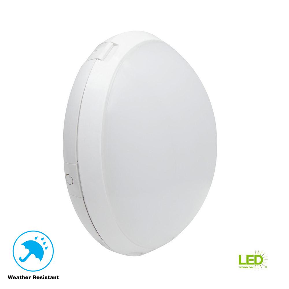 Bulkhead Lights White Integrated Led Outdoor Wall Mounted 30 Watt White Outdoor Led Large Round Bulkhead