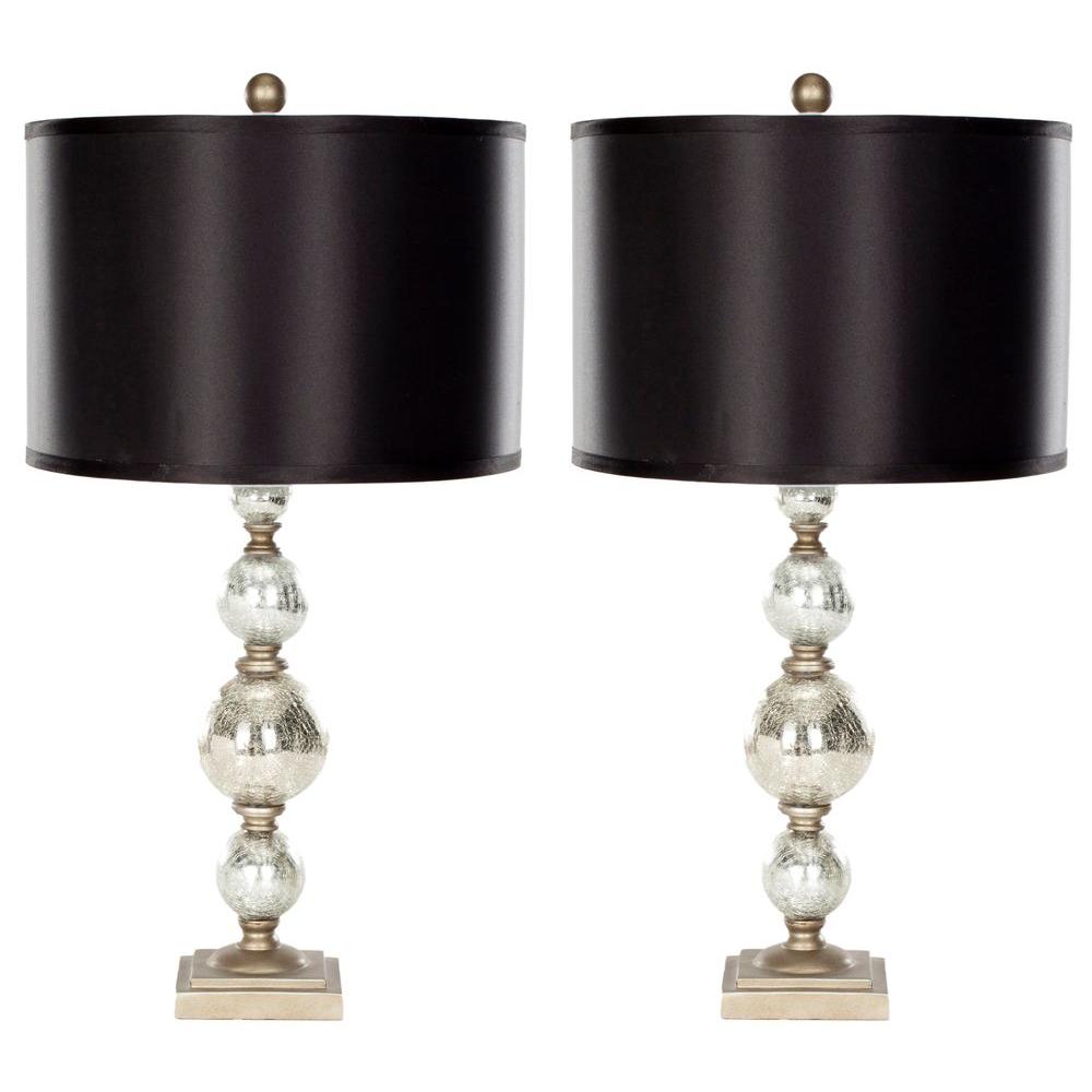 silver bedside lamp shades