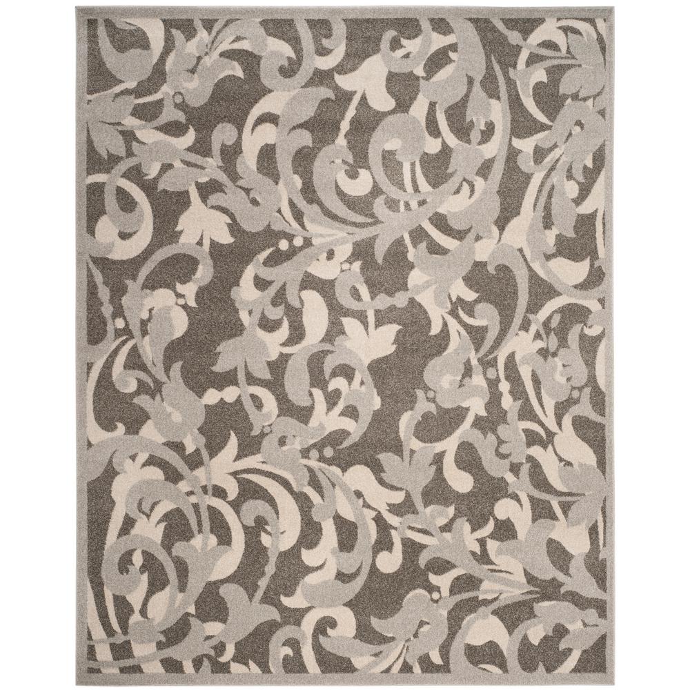 Safavieh 8 X 10 Outdoor Rugs The Home Depot Amherst Gray Light 8 Ft X 10 Indoor Outdoor Area
