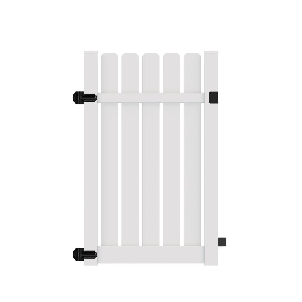 Veranda Sacramento 4 Ft X 6 White Vinyl Walk Fence Gate Kit White Vinyl Walk Fence Gate Kit