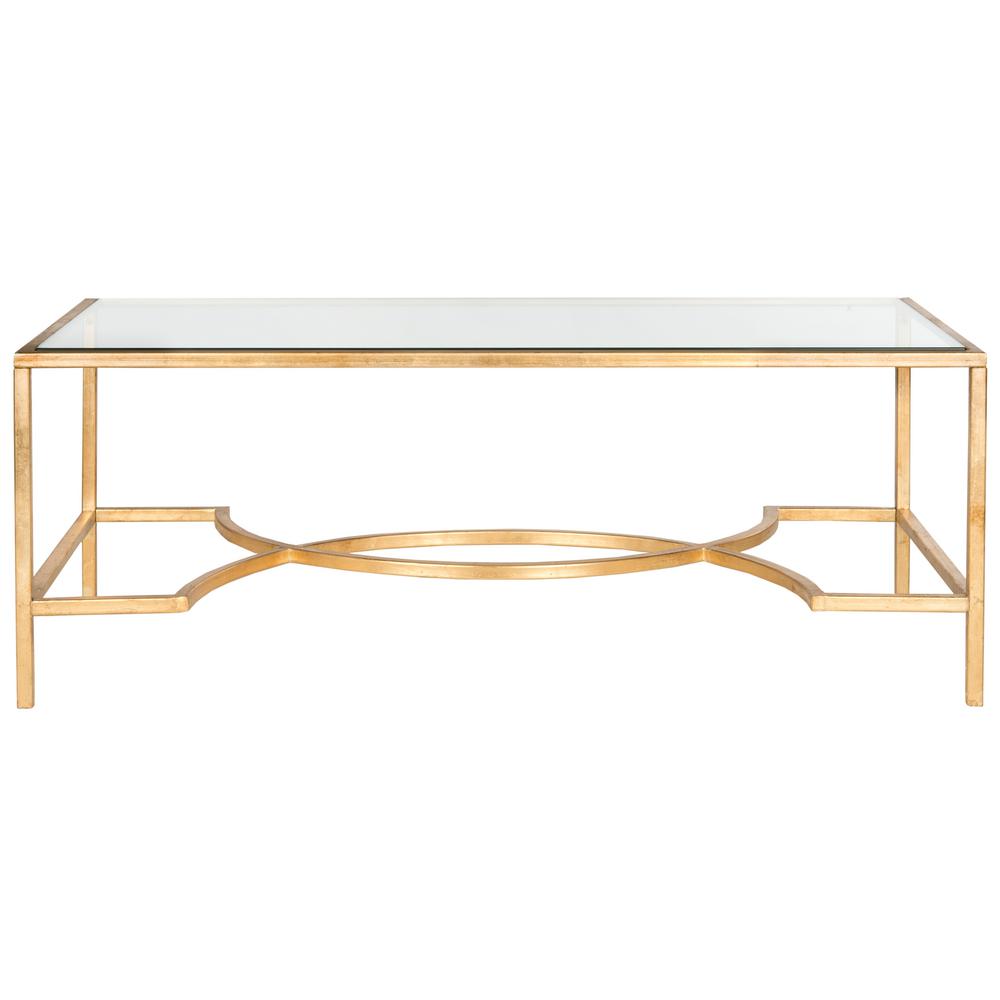 Safavieh Inga Gold Coffee Table Fox2543a The Home Depot Safavieh Inga Gold Coffee Table