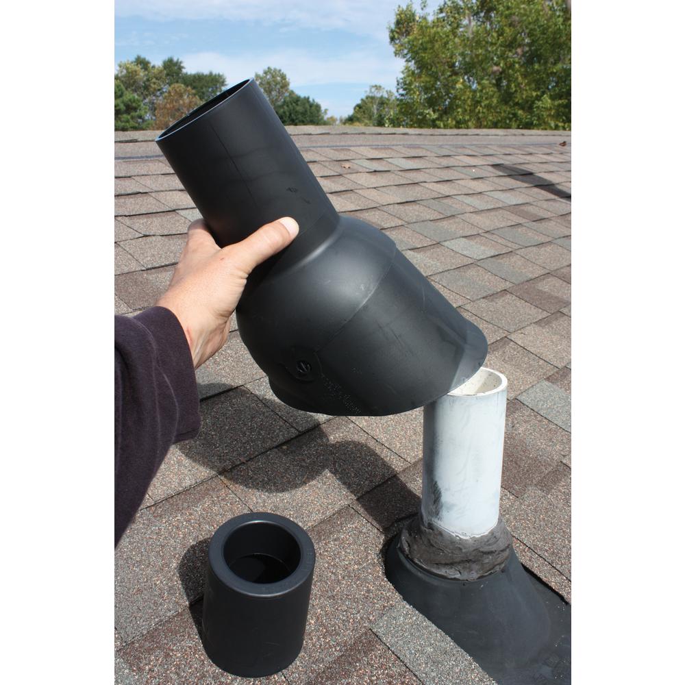 Perma Boot Pipe Boot Repair For 3 In I D Vent Pipe Black Color Pbr 312 3bk The Home Depot