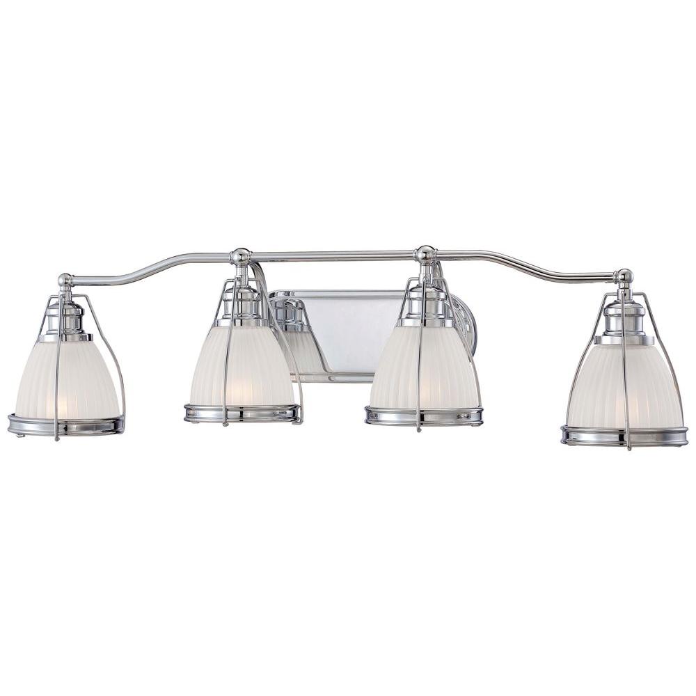 Hardwired Candle Style Industrial Vanity Lighting Lighting The Home Depot