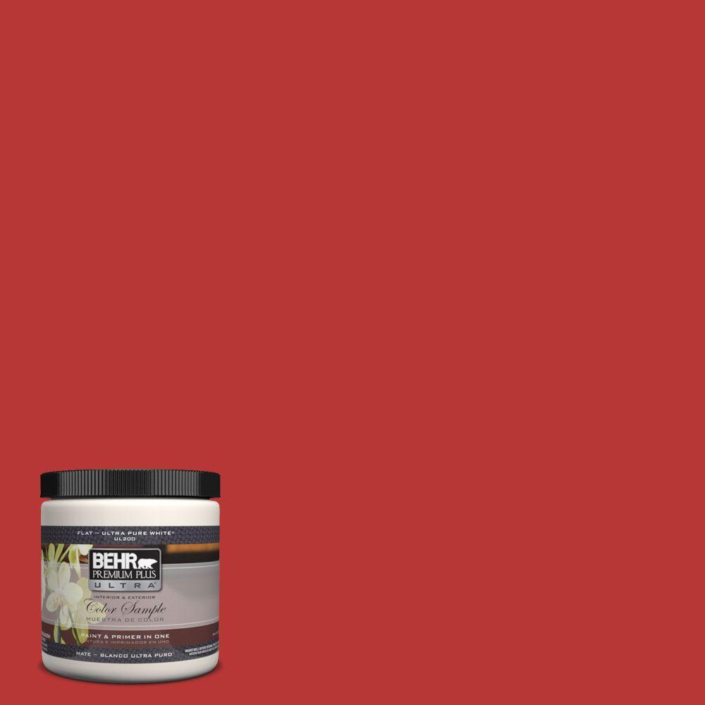 Behr Premium Plus Ultra 8 Oz S G 170 Licorice Stick Matte Interior Exterior Paint And Primer In One Sample