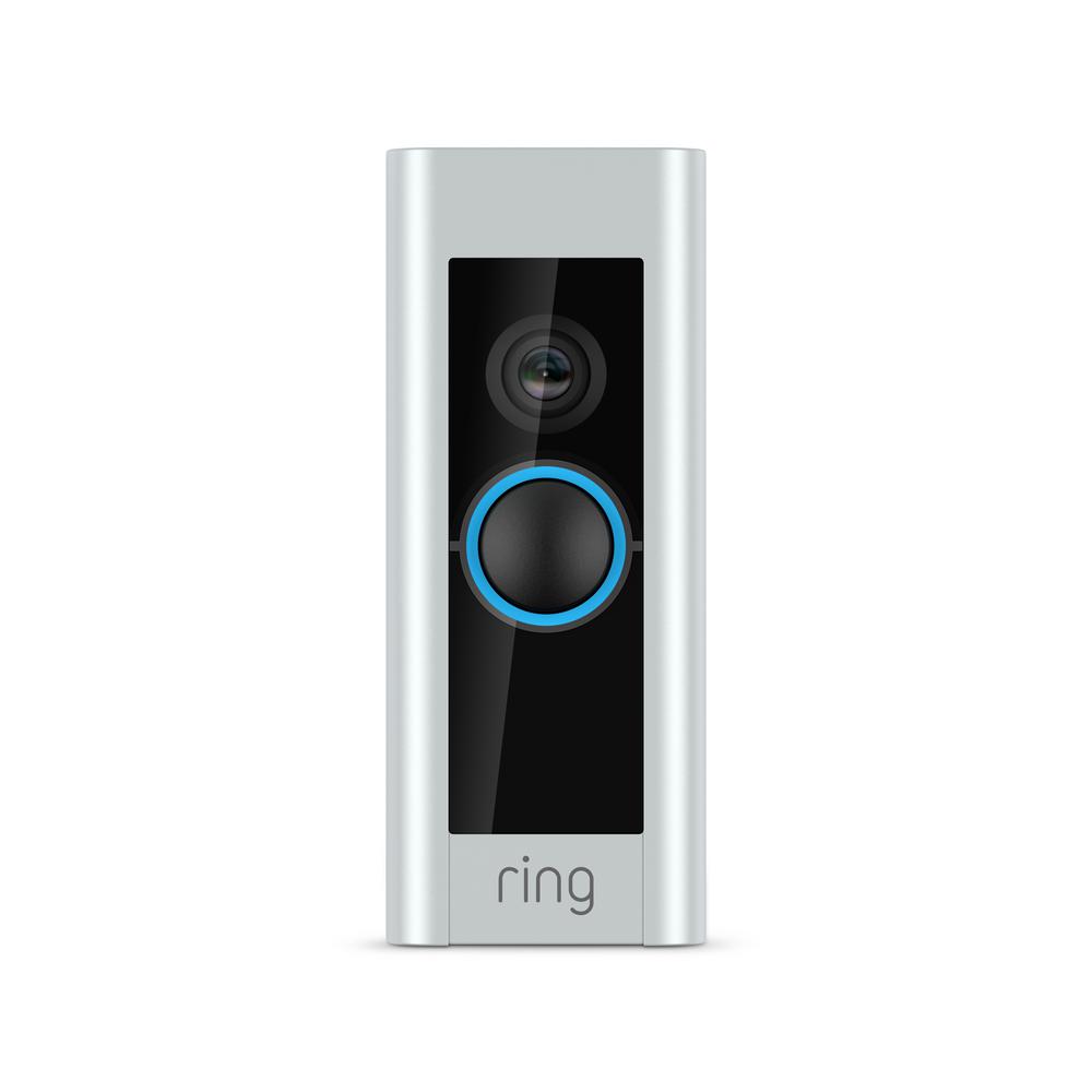 Ring 1080P HD Wi-Fi Video Wired Smart Door Bell Pro Camera, Smart Home, Works with Alexa, Satin Nickel was $299.0 now $189.0 (37.0% off)