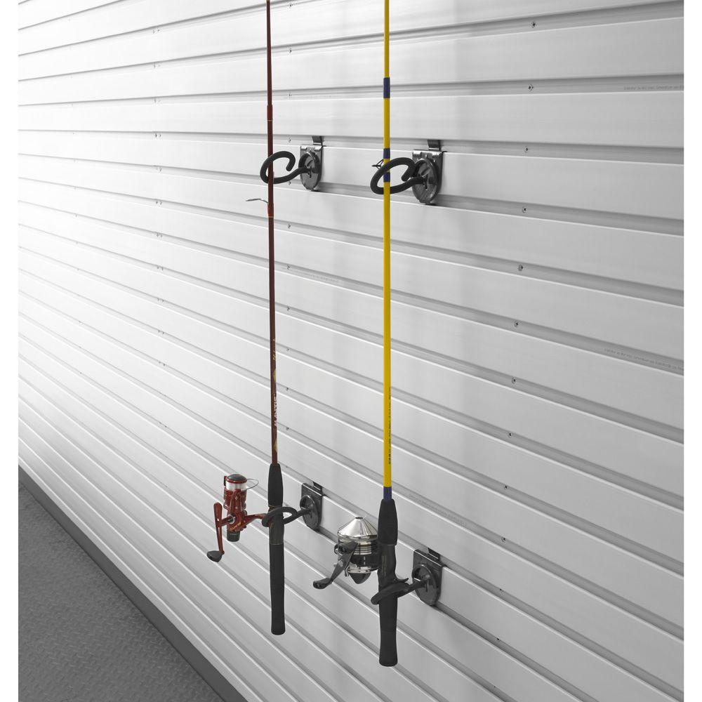 fishing pole holder for garage