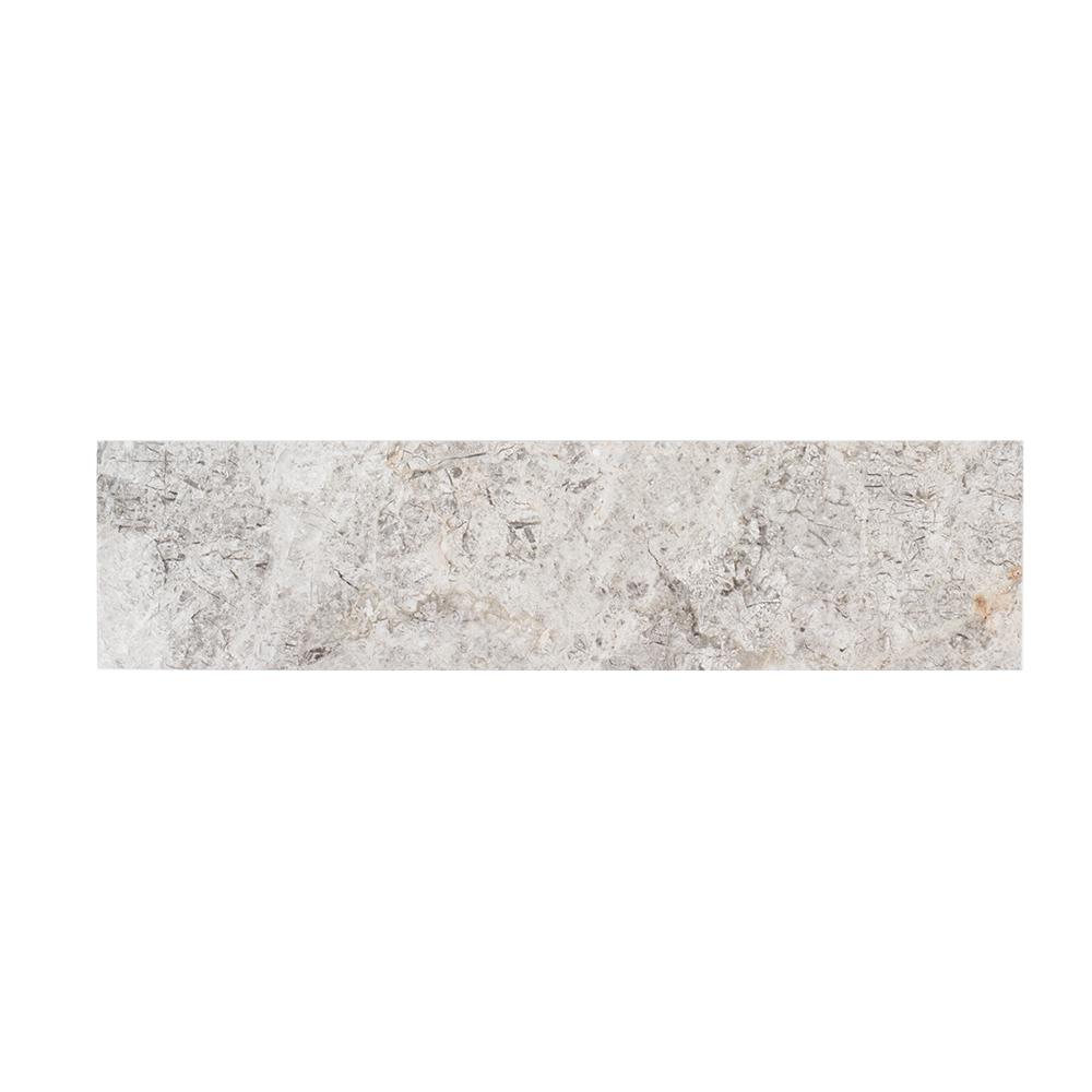 Gray Marble Tile Natural Stone The Home Depot Knight Grey 4 In X 12 10 Mm Marble Wall Tile