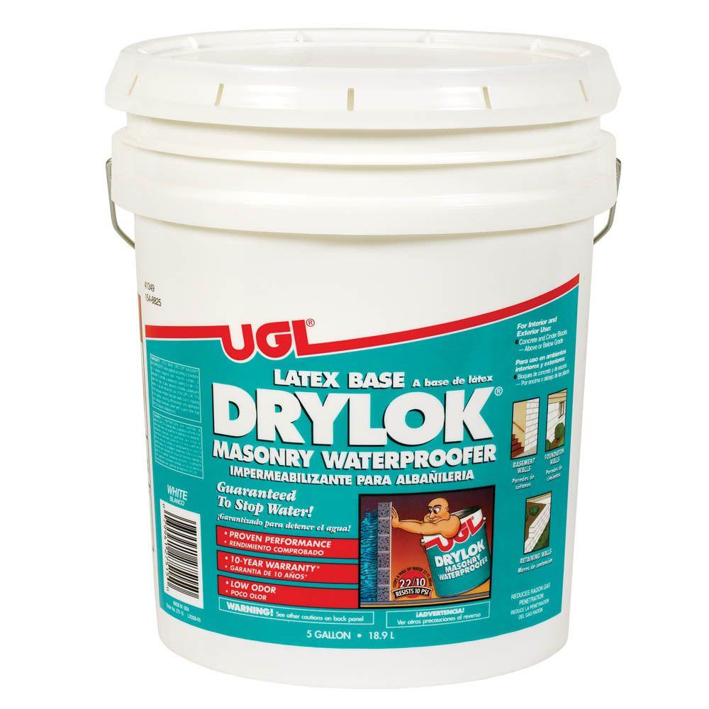 DRYLOK 5 Gal White Masonry Waterproofer 27515 The Home Depot