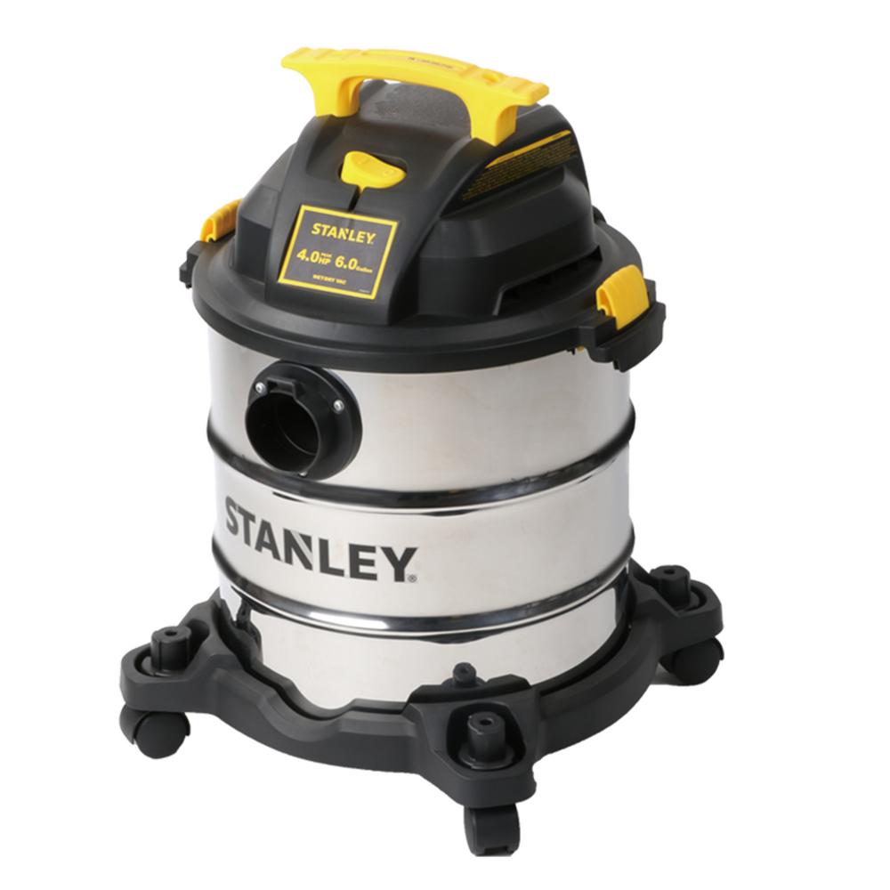 Stanley 6 gal. 4HP wet/dry stainless steel vac, Model SL18116