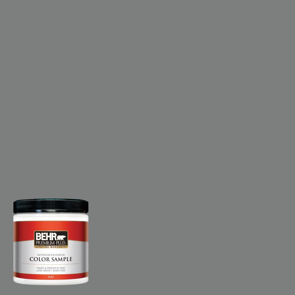 BEHR Premium Plus 8 oz. 6795 Slate Gray Flat Zero VOC Interior