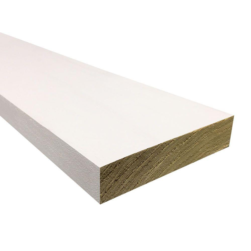 1 in. x 4 in. x Random Length Primed Finger Joint Poplar Board65170