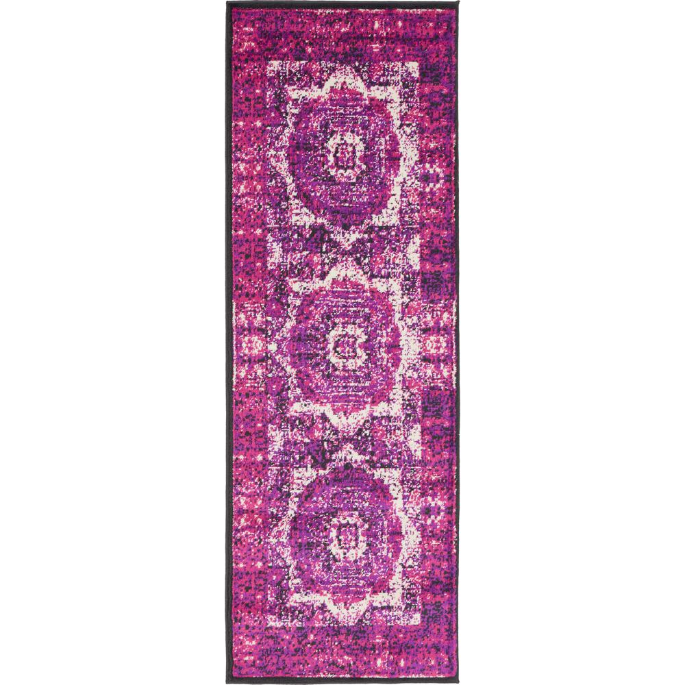 Unique Loom Imperial Lilac 2 X 6 Runner Rug 3134993 The Home Depot Unique Loom Imperial Lilac 2 X 6 Runner Rug