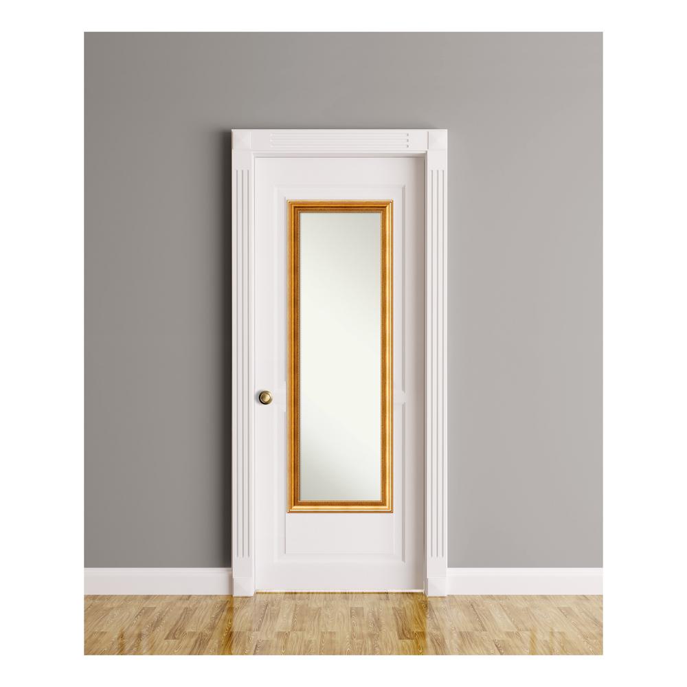 Amanti Art Townhouse Gold Wood 17 In W X 51 In H On The Door