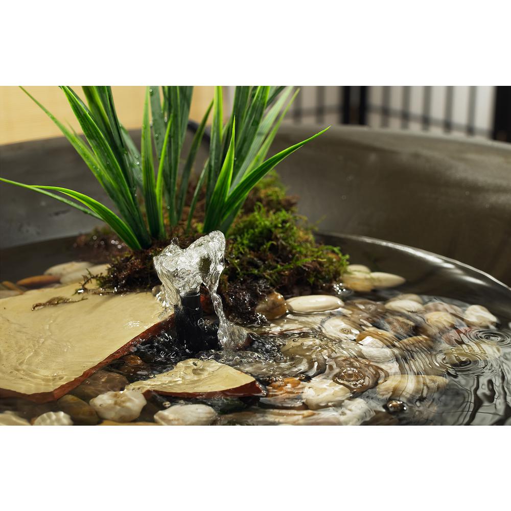 Beckett Small Container Fountain Kit With 90 Gph Submersible Pump Cgfk60hd The Home Depot 90 Gph Submersible Fountain Pump