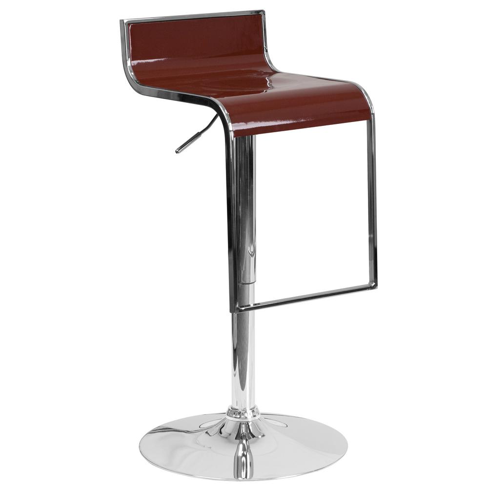 Flash Furniture Adjustable Height Burgundy Bar StoolCHTC31027PBUR