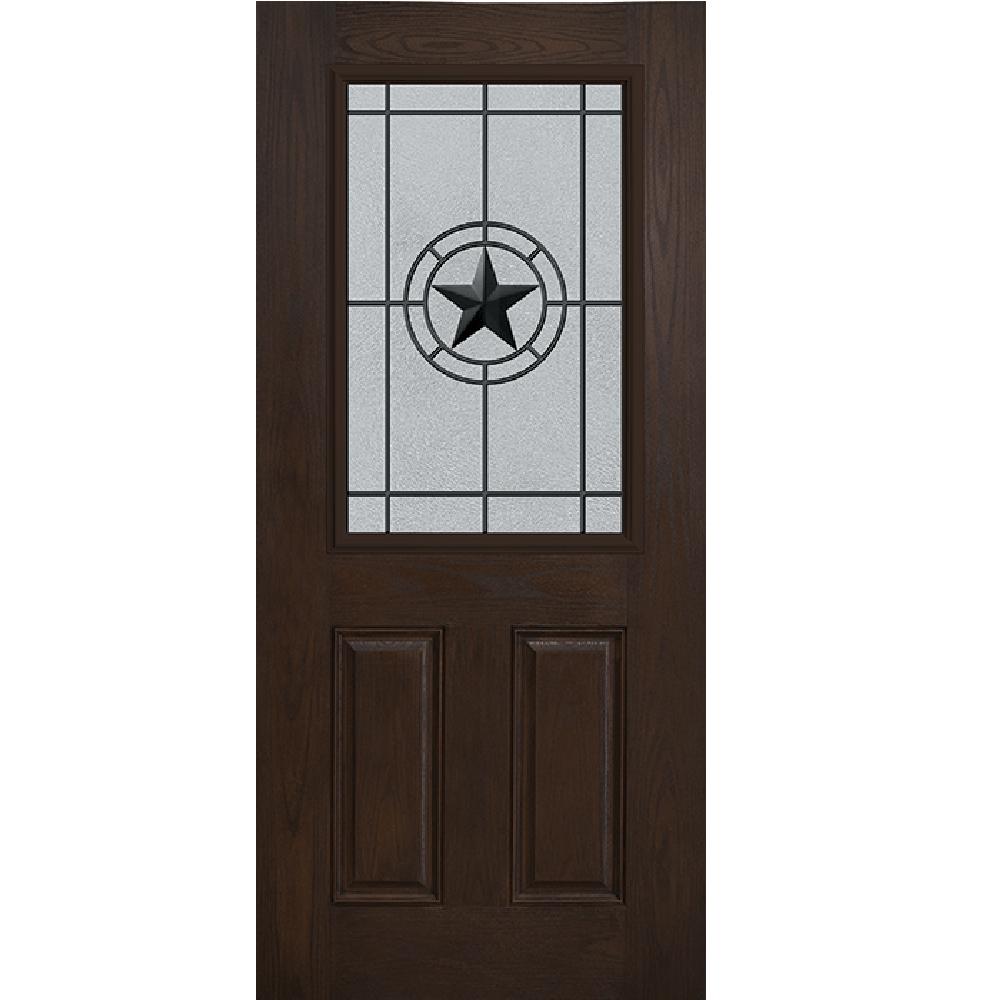 Steves Sons 36 In X 80 In Alamo 1 2 Lite Classic Hickory