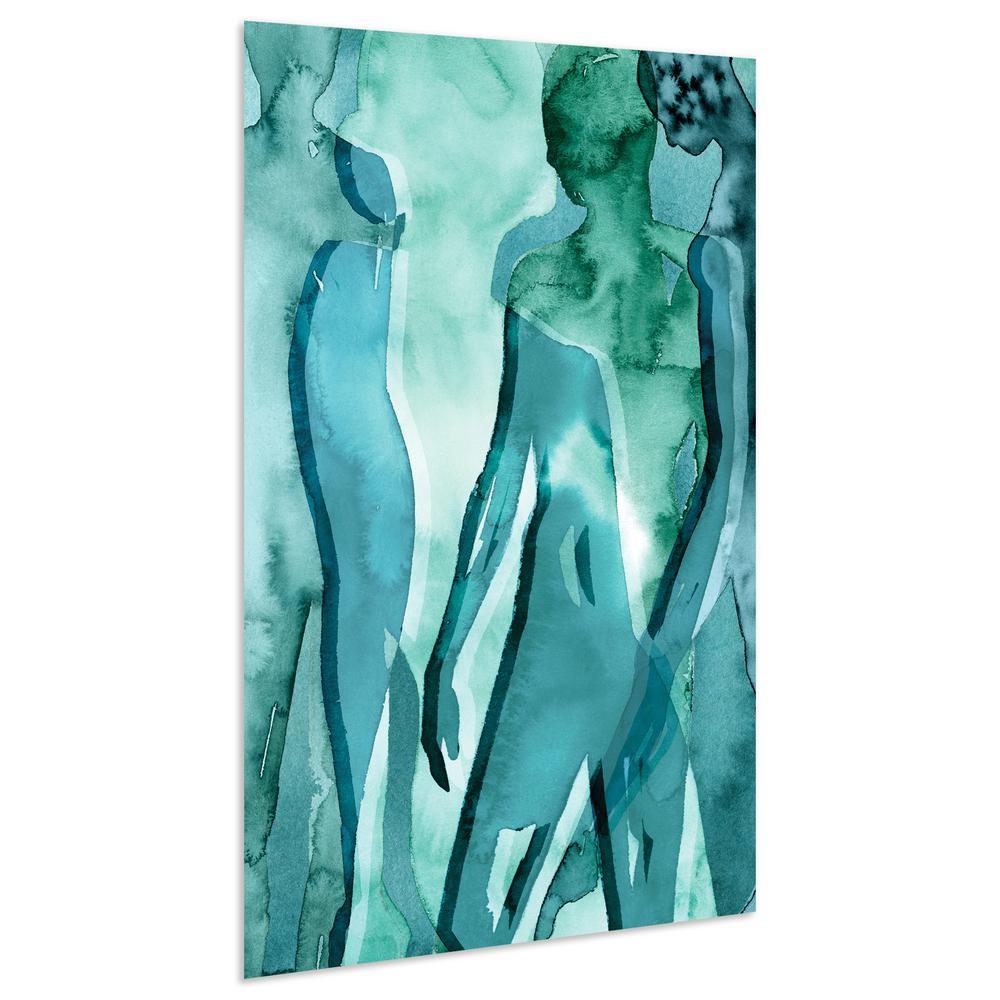 Empire Art Direct "Water Women" Glass Wall Art Printed on Frameless