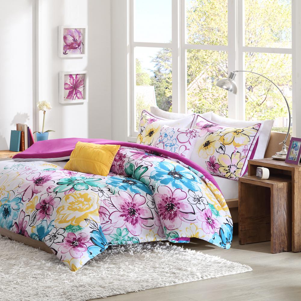 Intelligent Design Ashley 5 Piece Blue King Comforter Set Id10 239