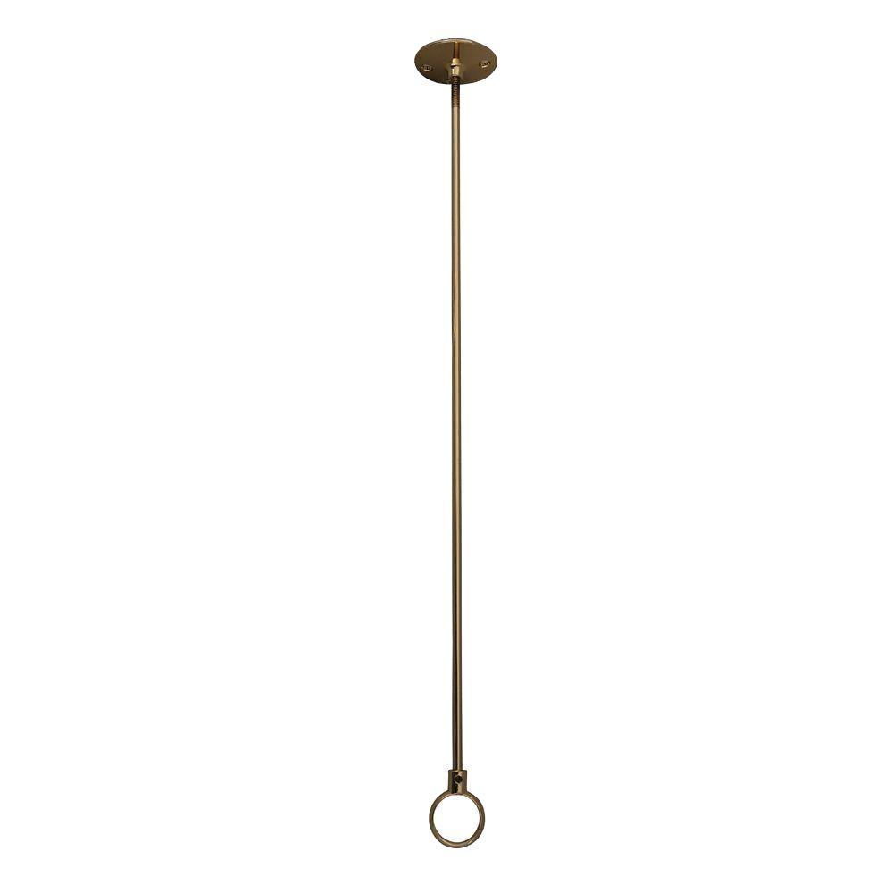 Barclay Products 28 In Ceiling Support With Flange In Polished