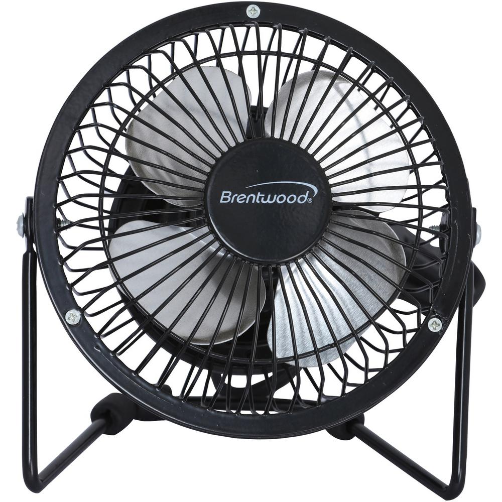 Brentwood 4 In Desk Fan F 4bk The Home Depot