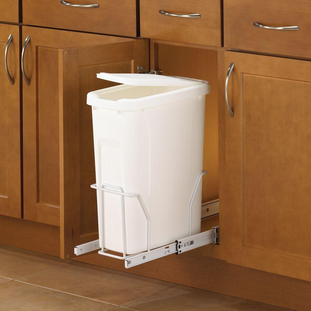 pull out trash cans - pull out cabinet organizers - the home depot