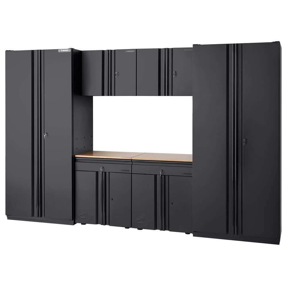 Husky Welded 128 in. W x 81 in. H x 24 in. D Steel Garage Set