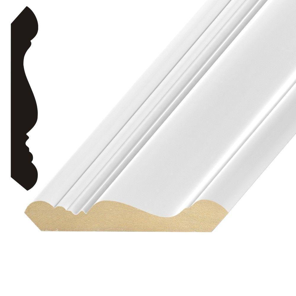 Primed White Builders Choice Crown Moulding Hdfb1327 64 1000 